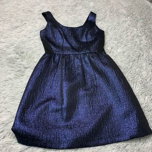 SHOSHANNA METALLIC BLUE DRESS SIZE 4